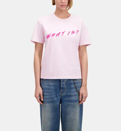 The Kooples Womens Pale Pink Logo-print Cotton-jersey T-shirt