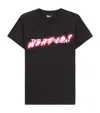 The Kooples Womens Black Logo-print Short-sleeve Cotton T-shirt In Black