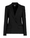 The Kooples Woman Blazer Black Size 6 Wool In Black