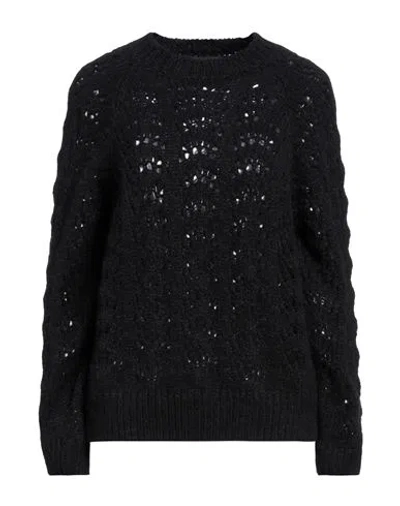The Kooples Woman Sweater Black Size 1 Polyamide, Alpaca Wool, Merino Wool