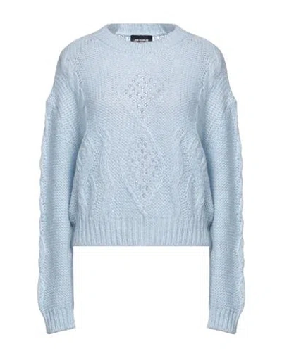 The Kooples Woman Sweater Sky Blue Size 3 Acrylic, Polyamide, Mohair Wool