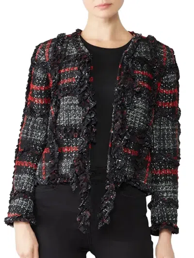 The Kooples Women's Tweed Blazer In Black