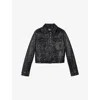 The Kooples Sequin-embellishment Jacket In Black