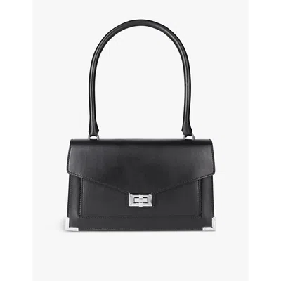 The Kooples Womens Black Emily Leather Shoulder Bag