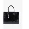 The Kooples Womens  Ming Xl Leather Tote Bag In Black