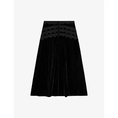 The Kooples Womens Black Skirt