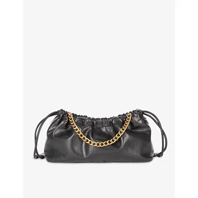 The Kooples Womens  Taylor Leather Shoulder Bag In Black