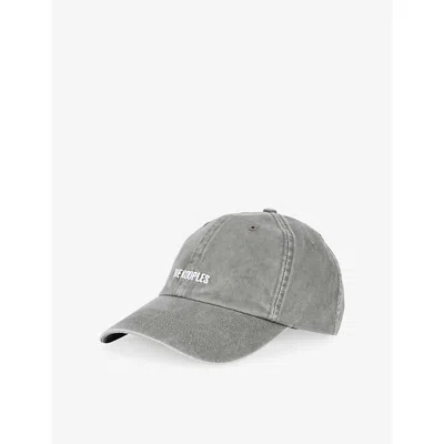 The Kooples Womens  Logo-embroidery Adjustable Cotton Cap