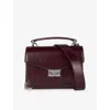 The Kooples Womens Bordeaux Emily Small Leather Bag In Burgundy
