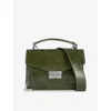 The Kooples Womens Olive Emily Small Suede Shoulder Bag