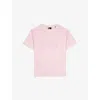 The Kooples Womens Lila Logo-embroidered Short-sleeve Cotton T-shirt