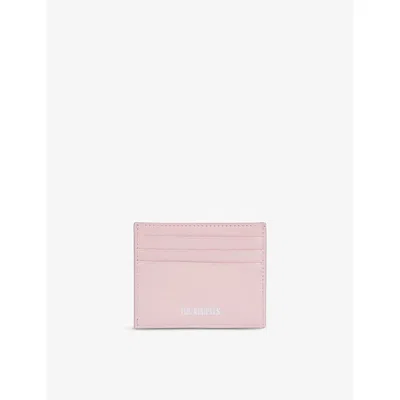 The Kooples Womens Amelia Leather Card Holder Pink