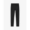 The Kooples Womens Skinny-leg High-rise Faux-leather Trousers Bla01 In Bla01
