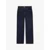The Kooples Womens Blue Electric Boyfried-fit Mid-rise Stretch-denim Jeans