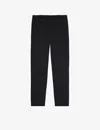 The Kooples Womens Bla01 High-rise Straight-leg Stretch-woven Trousers In Bla01