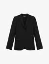 The Kooples Single-breasted Wool Blazer In Bla01