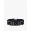 THE KOOPLES WOMENS THE KOOPLES STUDDED WIDE SUEDE BELT