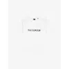The Kooples Womens White What Is Bead-embellished Cotton-jersey T-shirt Xs In White