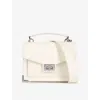 The Kooples Womens  Emily Small Leather Shoulder Bag In White