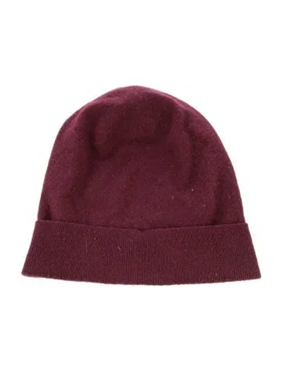 Pre-owned The Kooples Wool Beanie In Burgundy
