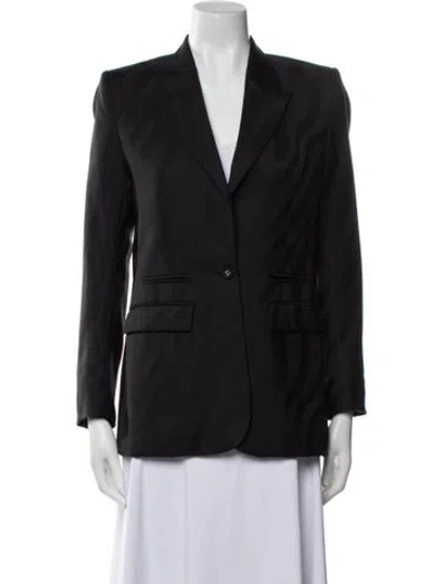 Pre-owned The Kooples Wool Blazer In Black