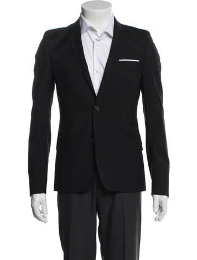 Pre-owned The Kooples Wool Blazer In Black