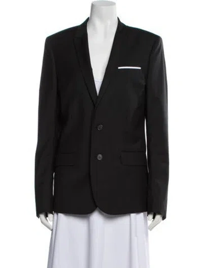 Pre-owned The Kooples Wool Blazer In Black