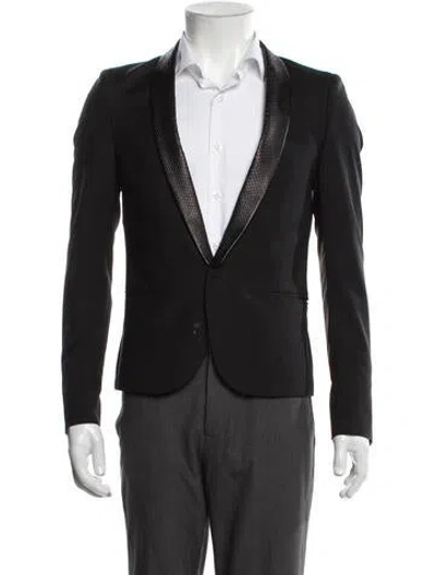 Pre-owned The Kooples Wool Blazer In Black