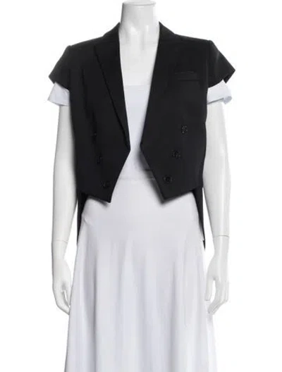 Pre-owned The Kooples Wool Blazer In Black