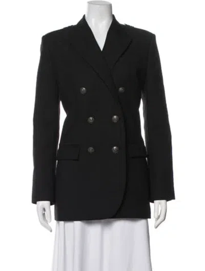 Pre-owned The Kooples Wool Blazer In Black