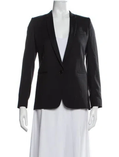 Pre-owned The Kooples Wool Blazer In Black