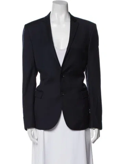 Pre-owned The Kooples Wool Blazer In Blue