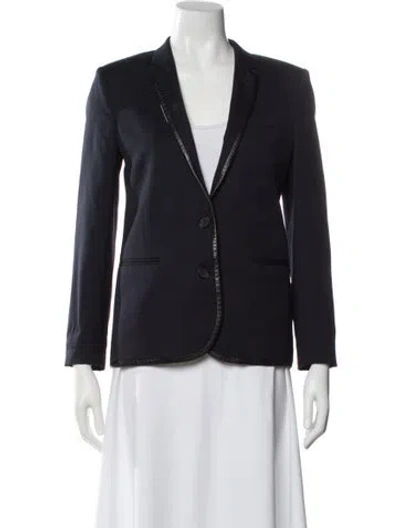 Pre-owned The Kooples Wool Blazer In Blue