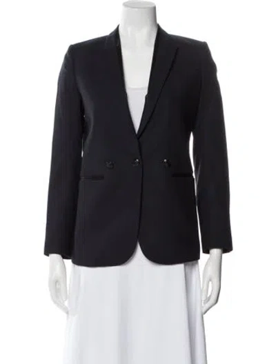 Pre-owned The Kooples Wool Blazer In Blue