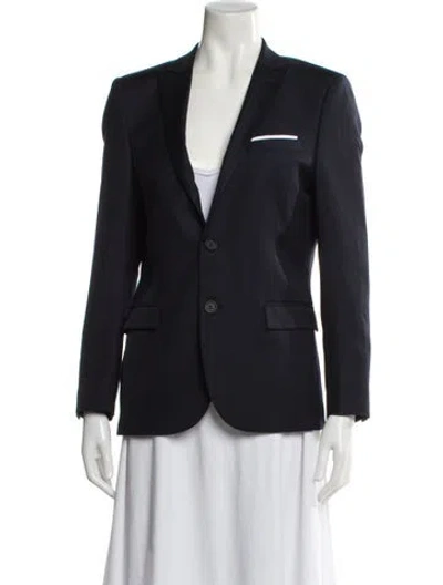 Pre-owned The Kooples Wool Blazer In Blue