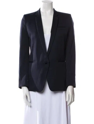 Pre-owned The Kooples Wool Blazer In Blue
