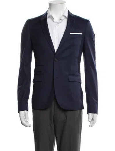 Pre-owned The Kooples Wool Blazer In Blue