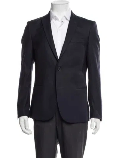 Pre-owned The Kooples Wool Blazer In Blue