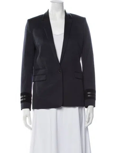 Pre-owned The Kooples Wool Blazer In Blue