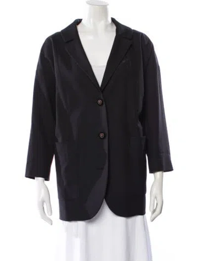 Pre-owned The Kooples Wool Blazer In Gray