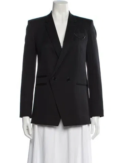 Pre-owned The Kooples Wool Blazer In Gray