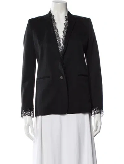 Pre-owned The Kooples Wool Blazer In Gray