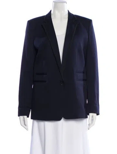Pre-owned The Kooples Wool Blazer In Gray