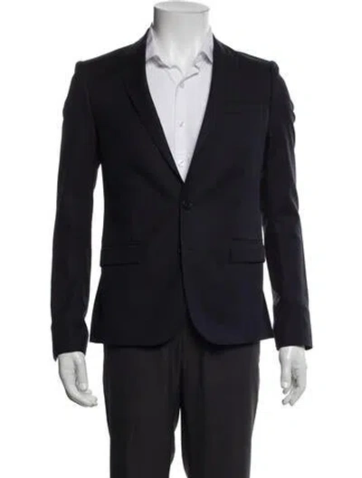 Pre-owned The Kooples Wool Blazer In Gray