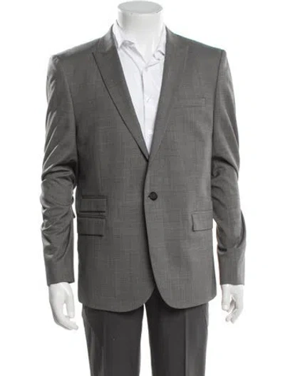 Pre-owned The Kooples Wool Blazer In Gray