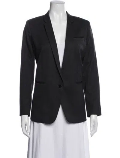 Pre-owned The Kooples Wool Blazer In Gray