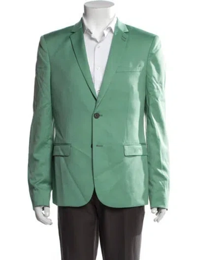 Pre-owned The Kooples Wool Blazer In Green