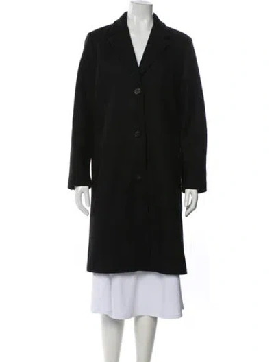 Pre-owned The Kooples Wool Coat In Black