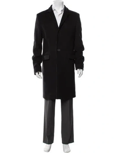 Pre-owned The Kooples Wool Coat In Black
