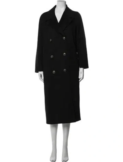 Pre-owned The Kooples Wool Coat In Black